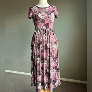 Girls Reborn J Buttery Soft Floral Dress- Size Large